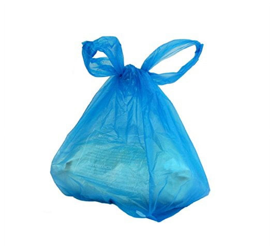 J.L. Childress Tie N' Toss Wast Bags - 60 Disposable Refill Trash Bags for Baby Diapers, Dog Poop, Lightly Scented - Blue