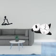 thumbnail image 2 of Figura de escritorio,Escultura abstracta de pensador para decoración de oficina y hogar.,Reloj de pared,Reloj de pared Panda Decoración del hogar Lindo Creativo,Reloj de pared con forma de, 2 of 8