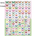 thumbnail image 4 of 138 Pcs Colorful Butterfly Decals Vinyl Wall Stickers Peel and Stick Art Sticker for Living Space Bedroom Kids Playroom Classroom Furniture Window Wall DIY Decor, 4 of 8