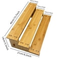 thumbnail image 3 of zhangmingg 3 Tier Bamboo Cabinet Organizer and Rack for Efficient Kitchen and Storage, 3 of 8