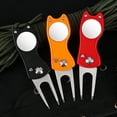 thumbnail image 3 of Golf Divot Tool Anti-oxidation Multi-functional Repair Tool Less Damage to Greens Golf Divot Tool for Outdoor, 3 of 8