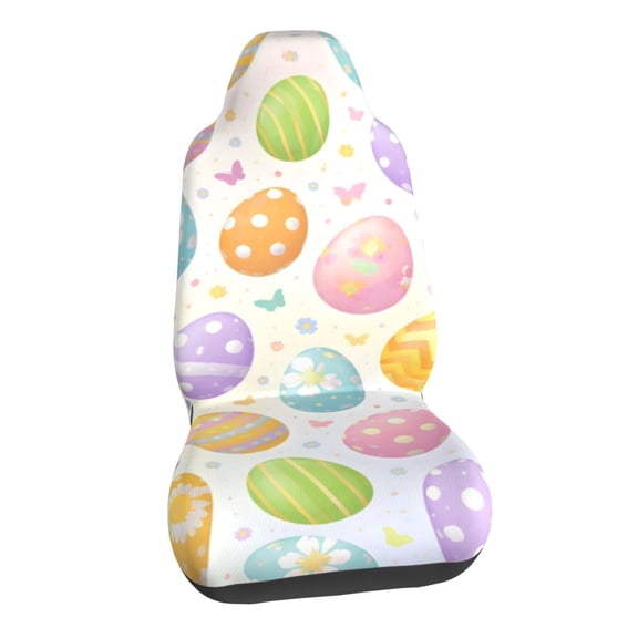 Easter Eggs Car Seat Covers Stretch Car Seat Protectors Universal Fit