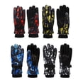 thumbnail image 3 of Minnieouse Guantes para niños Manoplas impermeables Niños Cálido Unisex Moda Estampado Grueso Niñas Niños Guante para esquiar al aire Type6 NO6, 3 of 6