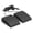 rectangle, variant on Electronic Drum Quiet Double Pedal Features Double Kick High Sensitivity Noise Cancelling Portable for Musicians