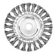thumbnail image 1 of Disco de cepillo para cortacésped Cabezal de corte de césped Cepillo de nudo giratorio Rueda de alambre de acero Ehuebsd  Para estrenar, 1 of 4