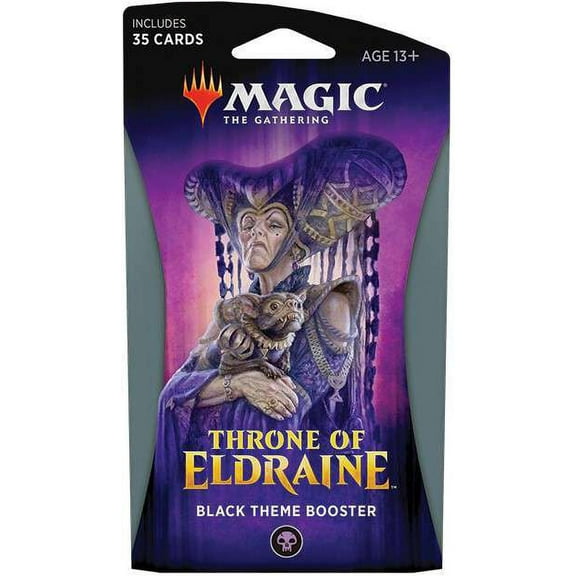 Magic: The Gathering Throne of Eldraine Theme Booster, Black
