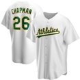 thumbnail image 1 of Nueva Camiseta De Béisbol Cardigan Atletismo Béisbol #26 Chapman Summer Sportswear Elite Edition Blanco-Xxxl(56), 1 of 2