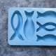 thumbnail image 2 of Moldes de Fondant para helado con forma de pez doble de 8 orificios/pieza, utensilios de cocina Likrtyny Libre de BPA, 2 of 4