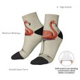 thumbnail image 6 of Rocae Flamingo Sitting On Chair for Premium Adult Socks,Comfortable, Breathable, and Durable Socks, Perfect for Everyday Wear, 6 of 7