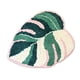 thumbnail image 1 of Alfombra de hojas verdes con plantas tropicales, antideslizante, absorbente de agua, suave para dormitorio B 80x120cm, 1 of 9