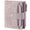 pink, variant on Women’s Bifold Wallet Rfid Blocking Vegan Leather with 4 ID Windows and Zipper Pocket