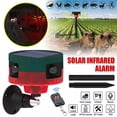 thumbnail image 4 of Inteprter Detector infrarrojo solar de la alarma del sensor 129dB para el animal infrarrojo al aire libre del sensor de movimiento Jardín y Patio rojo, 4 of 6