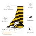 thumbnail image 3 of Kll Bee Stripe Microfiber Beach Towel Fast Drying,Extra Large 31.5"X63" Sand Free Beach Towel Super Lightweight Towels For Swimming Pool,Camping,Picnic,Yoga Gym Sports, 3 of 8
