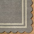 thumbnail image 7 of Mark&Day Wool Rugs, 8x10 Sanaa Modern Slate Gray Area Rug, Slate Gray Taupe Carpet for Living Room, Bedroom or Kitchen (8' x 10'), 7 of 7