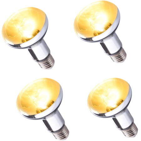 4 Pack 100W UVA UVB Reptile Basking Heat Light Bulb - UV Sun Lamp for Bearded Dragons, Lizards, Tortoises, Turtles & Amphibians, Full Spectrum Reptile Heat Lamp