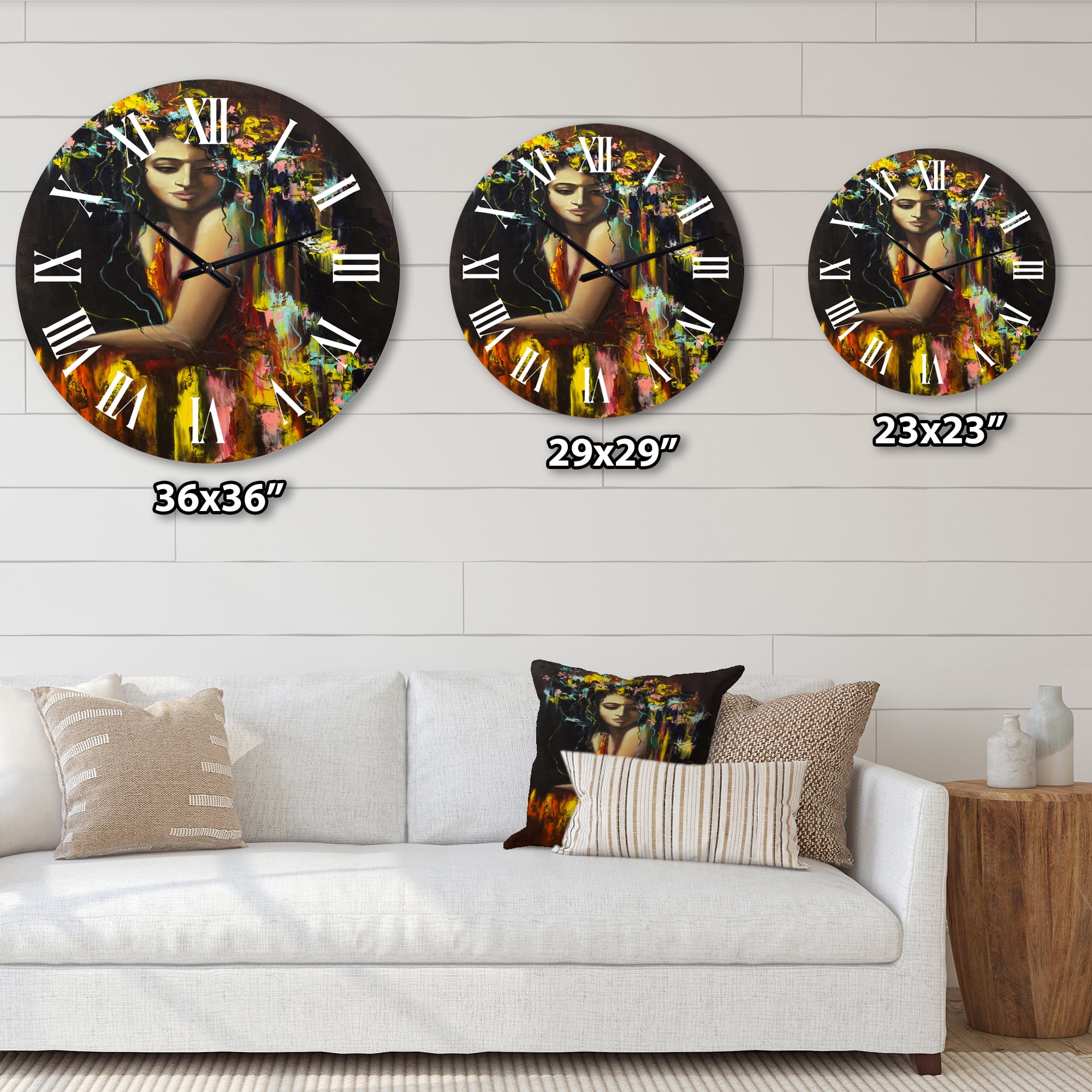 Designart 1 in Quartz Modern/Contemporary Wall Clock