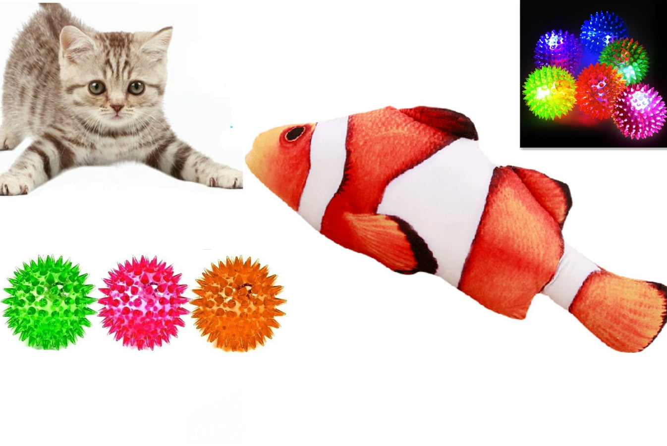 YOUTHINK Plastic Pet Cute Electric Induction Swimming Simulation Fish Water Toy for Dogs Cats Electronic Cat Toy Gift to Stimulate Your Pets Hunter Instincts Pink 