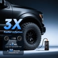 thumbnail image 3 of Ophanie Cordless Tire Inflator Portable Air Compressor, 4*3000mAh Battery, Air Pump for Car Tires with Automatic Shutoff, Electric Pump with Digital Pressure Gauge, 3 of 8