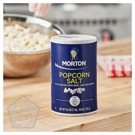 Morton Popcorn Salt 26 oz. - 24/Case