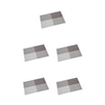 thumbnail image 3 of stanreset 1/2/3/5 Multi-Color Stripe Placemats Simple Style Waterproof Heating Insulation Desktop Anti-slide Table Mat Kitchen Tablecloth Light Coffee 5PCS, 3 of 6