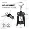 thumbnail image 6 of Farberware Soft Grips Black Zinc Alloy Wing Corkscrew, 6 of 13
