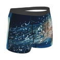 thumbnail image 3 of Disketp White Jellyfish Dansing In The Ocean Men'S Boxer Briefs,Soft And Breathable Cotton Underwear With Comfortflex Waistband, 3 of 9