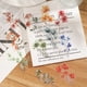 thumbnail image 2 of Paquete de pegatinas con tema floral, 50 unidades, PET transparente e impermeable, 2 of 2