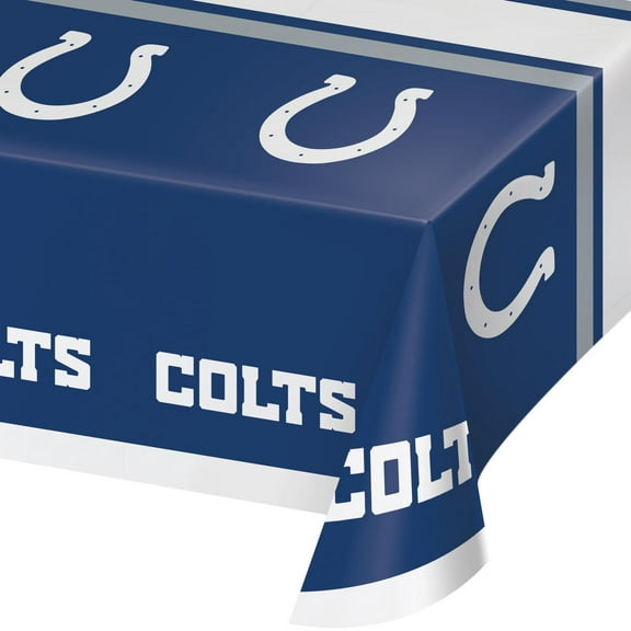 Indianapolis Colts Plastic Tablecloths, 3 Count