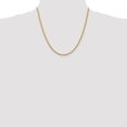 thumbnail image 2 of Real 14kt Yellow Gold 2.75mm Diamond-cut Rope with Lobster Clasp Chain; 20 inch; for Adults and Teens; for Women and Men, 2 of 5