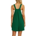 thumbnail image 6 of Cueply Rompers for Women Short Overalls Casual Summer Adjustable Strap Shorts Jumpsuit with Pockets, 6 of 7
