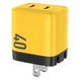 thumbnail image 2 of U128 USB C Wall Charger Block 40W Pd Power Fast Type C Charging Block Plug Double Ports Adapter CN Plug Blue, 2 of 5