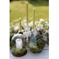thumbnail image 4 of 10 velas cónicas de color verde claro de Yiflyer, 25 cm, sin perfume, paquete de 10, 4 of 9