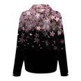 thumbnail image 5 of WZXFASHION Blouses à Manches Retroussables Col en V pour Femmes Soldes 2025 Chemises pour Femmes, 5 of 5