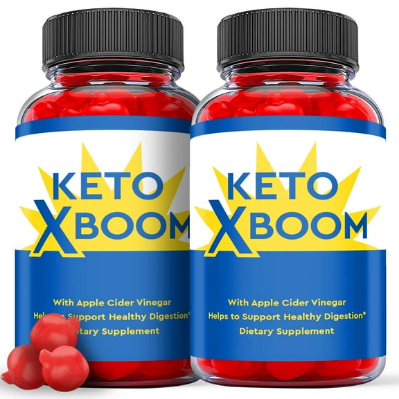(2 Pack) Keto XBoom Keto ACV Gummies - Apple Cider Vinegar Supplement for Weight Loss - Energy & Focus Boosting Dietary Supplements for Weight Management & Metabolism - Fat Burn - 120 Gummies