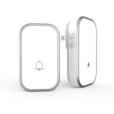 MaximalPower Wireless Doorbell Door Bell Chime - Push Button & Plug In Receiver Kit Colorful LED Adjustable Volume With 38 Ringers 1000 Ft Coverage for Home Classroom Bedroom