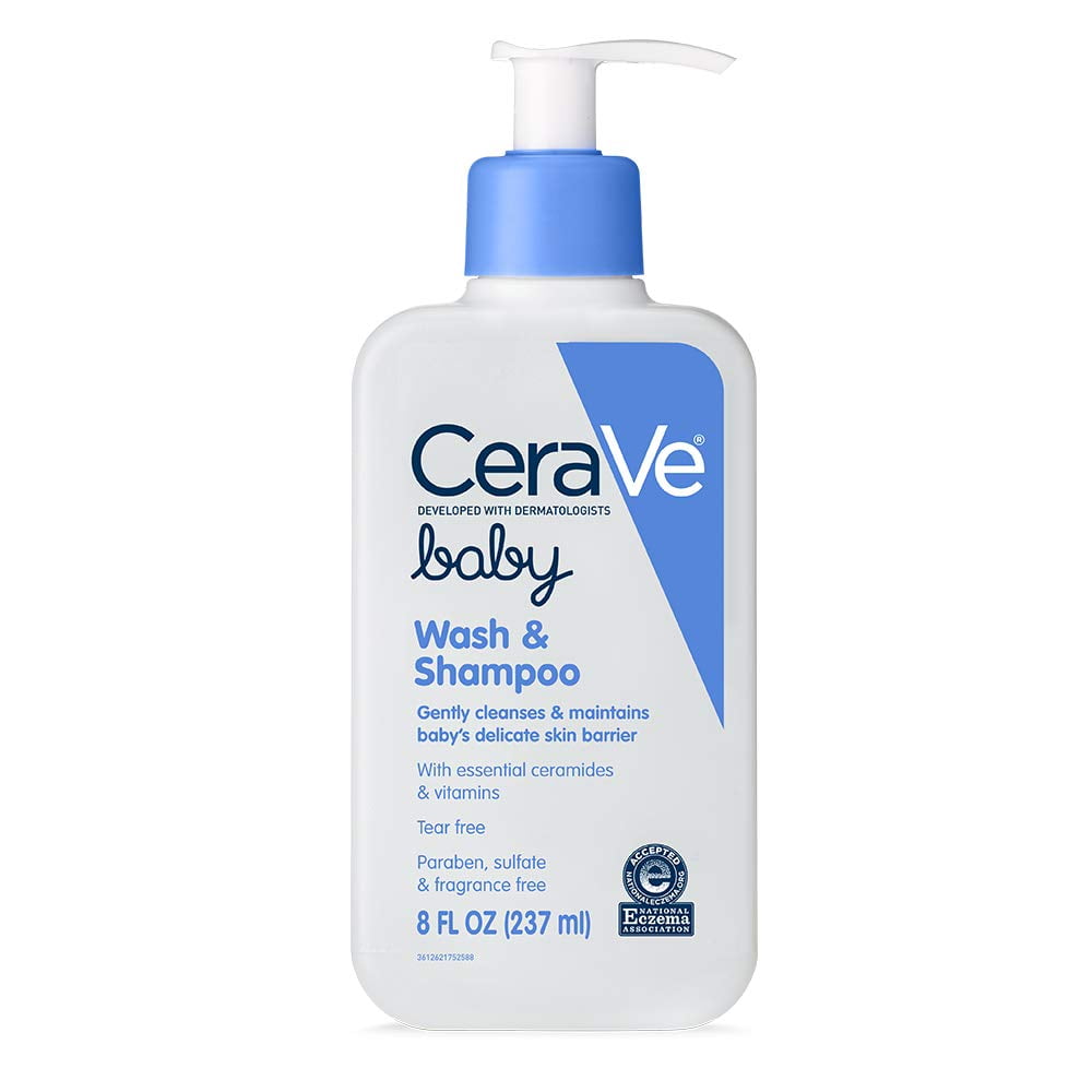 CeraVe Baby Wash and Shampoo, 8 oz