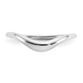 thumbnail image 2 of 14k White Gold Swirl Ring Size 6.5, 2 of 5