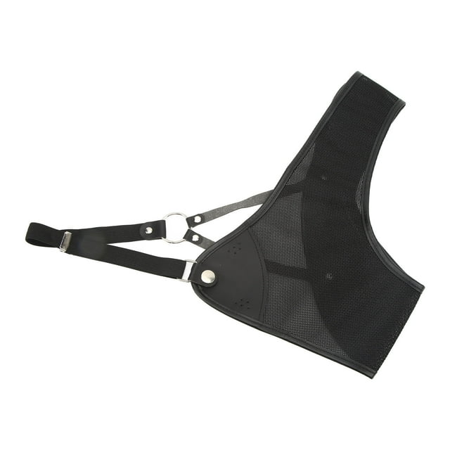Protección de pecho de tiro con arco, protector de pecho de tiro con arco, equipo de tiro con arco negro, protector de pecho de tiro con arco negro diseñado para profesionales