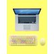 thumbnail image 3 of MOFII Candy Mixed Color Wireless 2.4G Keyboard And Mouse Set, Adorable Circular Design, For Desktop,Notebook,Home Office,Baby Blue, 3 of 4