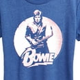 thumbnail image 3 of David Bowie - Bowie Distressed Circle - Women's Short Sleeve Graphic T-Shirt, 3 of 5