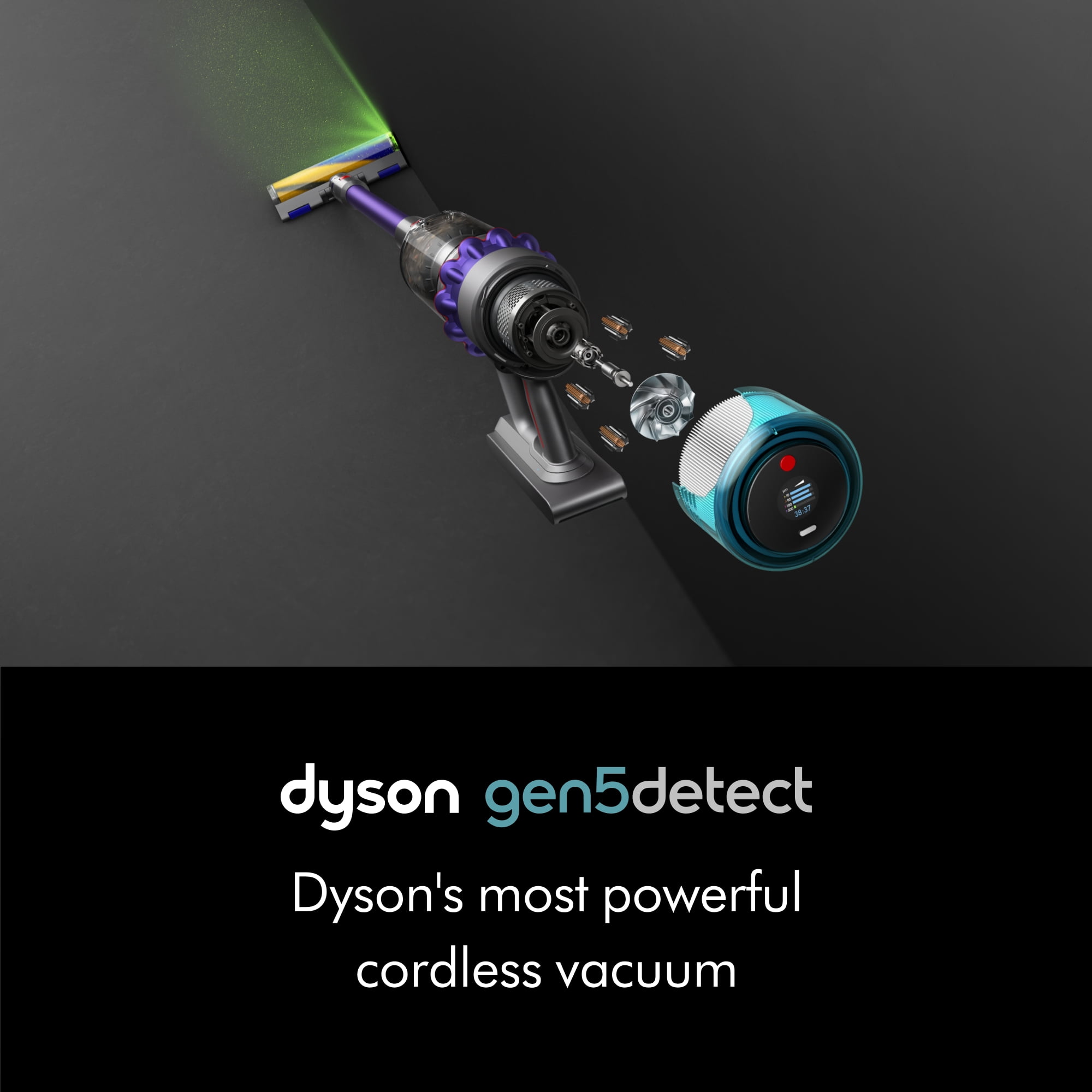 Restored Premium Dyson Gen5Detect Cordless Vacuum Cleaner | Purple (Refurbished)