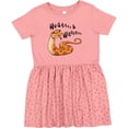 thumbnail image 3 of Inktastic Hugs and Hisses Cute Snake for Valentines Day Girls Toddler Dress, 3 of 5
