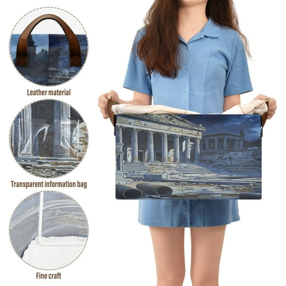 BZSMCE Collapsible Fabric Cube Storage Bins Ancientd Relic Painting Design Pattern Storage Box