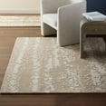 thumbnail image 2 of NICOLE MILLER NEW YORK Mod Weave Abstract Knotted Texture Handcrafted Area Rug, 100% Wool Rug, Taupe, 6'x9', 2 of 9