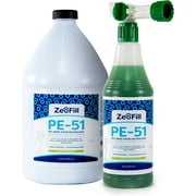 ZeoFill PE-51 Economy Pack - 1 Gallon & 32oz Garden Hose Spray Bottle  Pet Urine, Pet Odor, & Yard Odor Eliminator & Deodorizer  All Natural Outdoor Use Eco-Friendly Enzymes