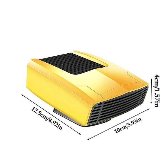 Compact Car Defroster and Demister 12V Portable Vehicle Fan for Windshield Defrosting and Heating