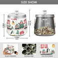 thumbnail image 2 of Yayeee Ashtray with Lid for Cigarette Smokeless Stainless Steel Home Ash Holder, Christmas Train, 2 of 7