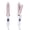 White, variant on Mini Curling Iron for Short Hair - Small Travel Curling Iron with Dual Voltage, Ceramic Barrel, 5 Heat Settings, 60 Min Auto-Off, Portable Curling Wand for Versatile Styling (3/4 inch)
