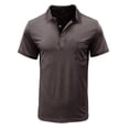 thumbnail image 6 of Dwelliawo Polo Shirts for Men Henley Short Sleeve Shirts Big and Tall Fashion Tee Shirts Sport Basic T Shirts Button Down Collared Shirt with Pocket Coffee 3XL, 6 of 6