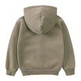 thumbnail image 5 of Generic Toddler Kids Baby Outwear Long Sleeve Round Neck Solid Color Jacket Zipper Hooded Windproof Long Sleeve Coats For Girls Or Boys Long Sleeve Solid Color Sweater Coats, 5 of 5